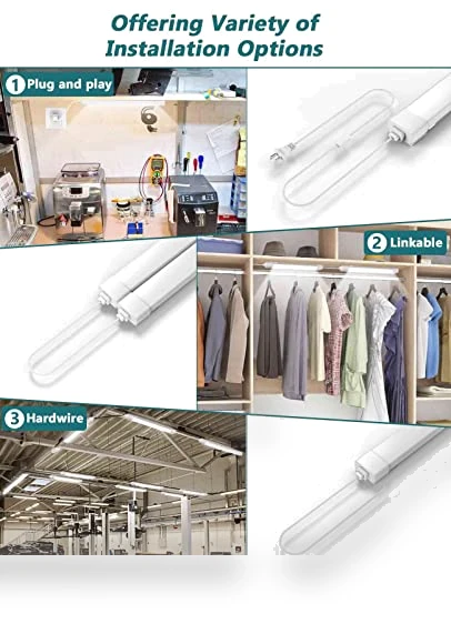 LED Shop Light With Plug — Strobe Lights, WNSNOU
