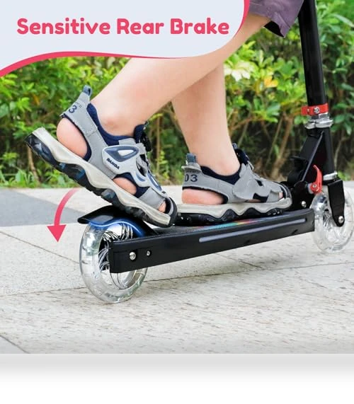Light Up Kick Scooter — Push Scooters, TONBUX