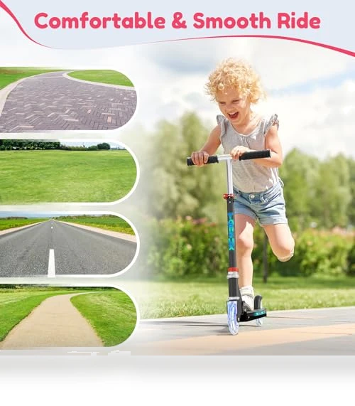Light Up Kick Scooter — Push Scooters, TONBUX