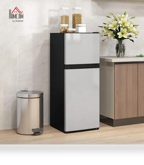 Mini Fridge with Freezer — Mini Fridges, HOMCOM