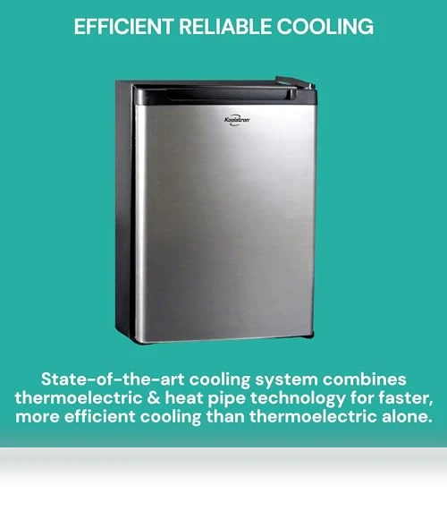 Mini Fridge With Freezer — Coolers & Fridges, Koolatron