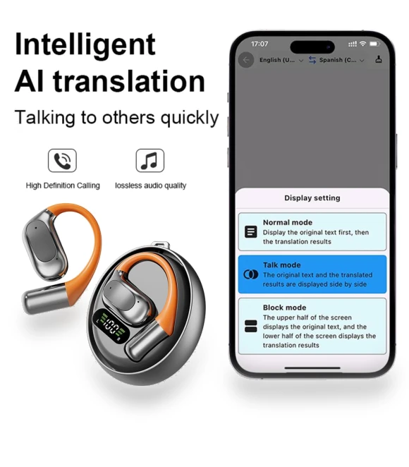Real-Time Translation Earbuds — Language Translators, Good Household Items