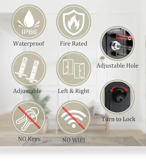 Smart Electronic Door Lockset with Keypad — Locks, NEWBANG