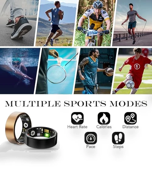 Smart Fitness Tracker Ring — Smart Rings, GANSI
