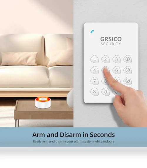 Smart Home Alarm System Wireless 9 Piece-kit — Smart Home Security, GRSICO