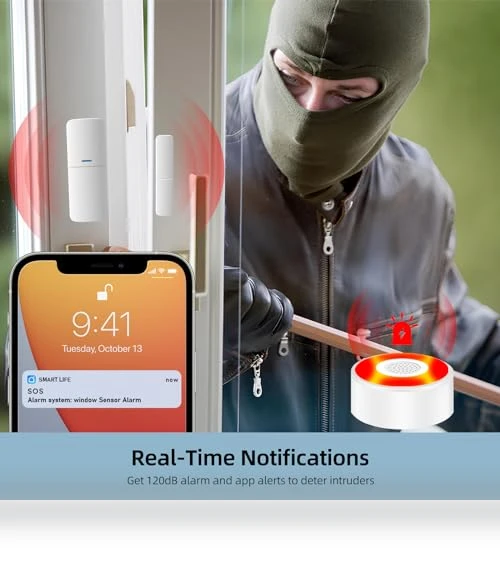Smart Home Alarm System Wireless 9 Piece-kit — Smart Home Security, GRSICO