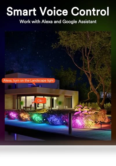 Smart Landscape Lights — Outdoor Security & Flood Lighting, Lumary