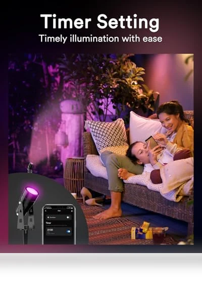 Smart Landscape Lights — Outdoor Security & Flood Lighting, Lumary