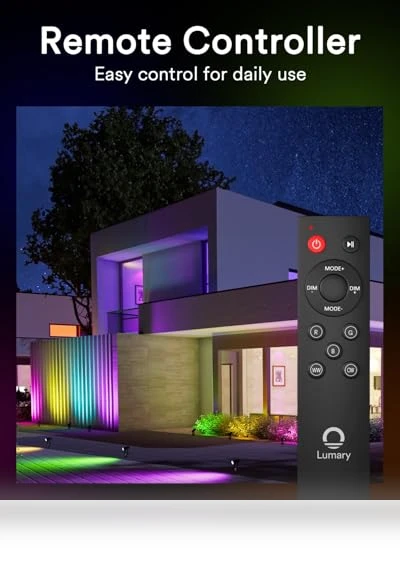Smart Landscape Lights — Outdoor Security & Flood Lighting, Lumary