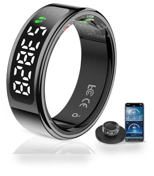Smart Ring - Sleep Tracker with Heart Rate, Blood Oxygen, Step Counter — Wearable Accessories, UouNeaCo