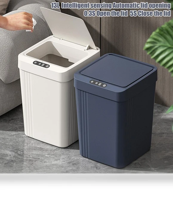 Smart Trash Bin for Bathroom — Waste Baskets, Chihachi