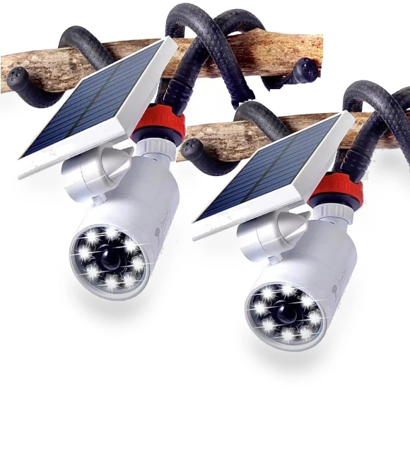 Solar Motion Sensor Light — Outdoor Security & Flood Lighting, SAMURAI STYLE