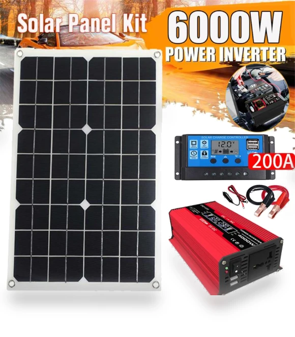 Solar Power System Inverter with Smart LCD Display — Power Inverters, Lucky Market