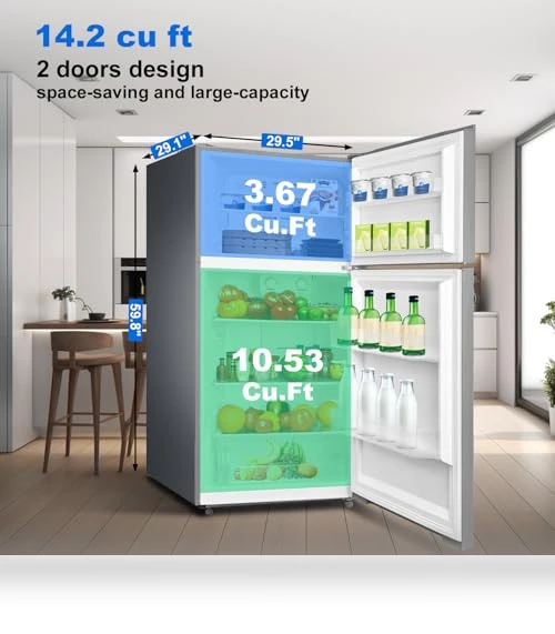 Top Freezer Refrigerator — Mini Fridges, SMETA