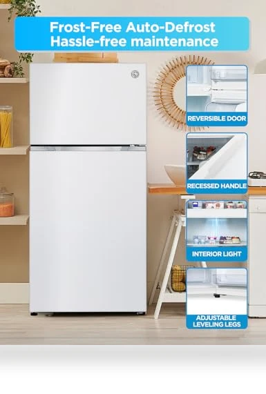 Top Mount Refrigerator with Freezer — Mini Fridges, Commercial Cool
