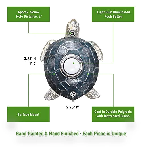 Turtle Doorbell — Push Buttons, Company's Coming