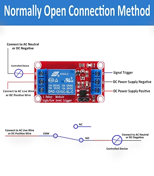 1 Channel Relay Switch Board — Relay Control Module