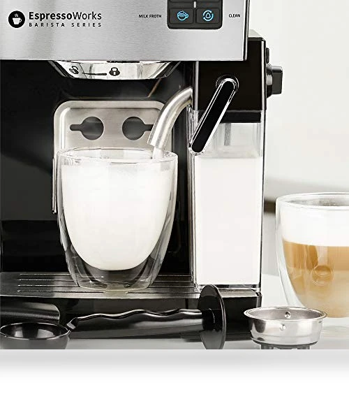 19-Bar Espresso, Cappuccino and Latte Maker 10-Piece Set — Coffee & Espresso Combos, EspressoWorks