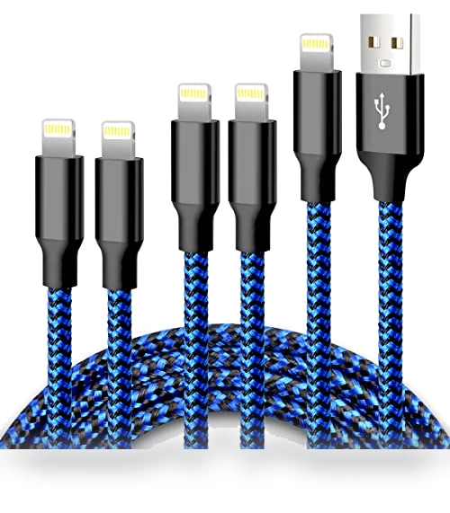 5 Pack Lightning Charging Cable — Cables, cugunu