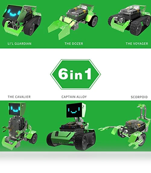 6 in 1 Programming Robot Building Kit — Construction Kits, Robobloq