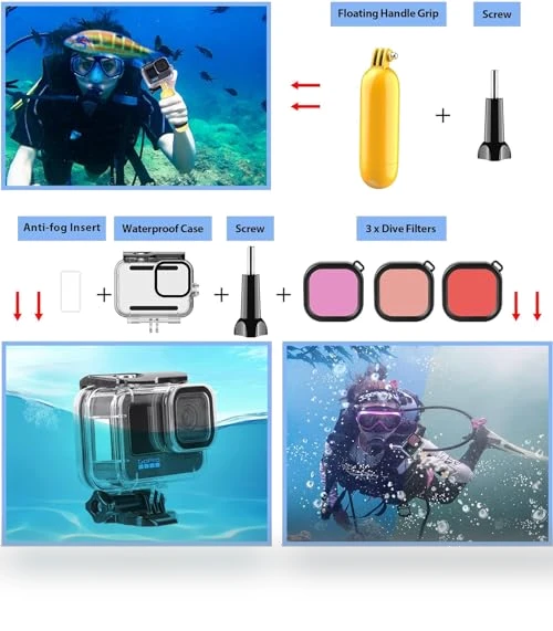 Action Camera Accessories Kit — Wearable Cameras, HONGDAK