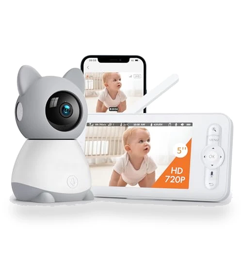 Baby Monitor with Camera and Audio — Baby Monitors, Yeluor