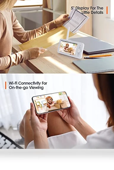 Baby Monitor with Camera and Audio — Baby Monitors, Yeluor