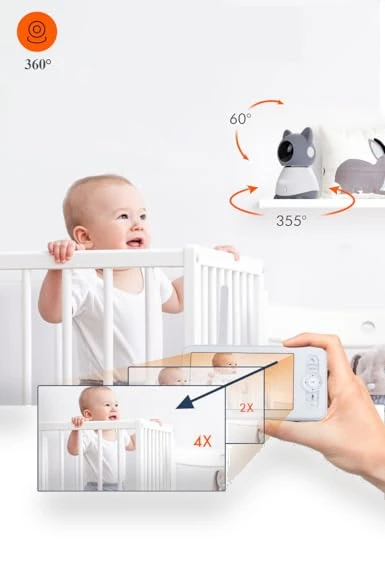Baby Monitor with Camera and Audio — Baby Monitors, Yeluor