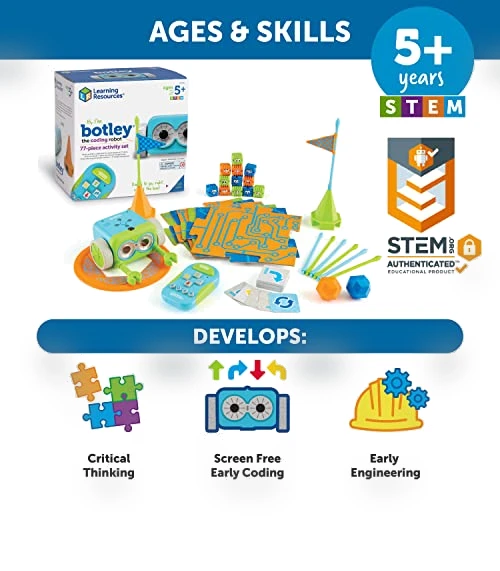 Botley The Coding Robot Activity Set — Construction Kits, Learning Resources