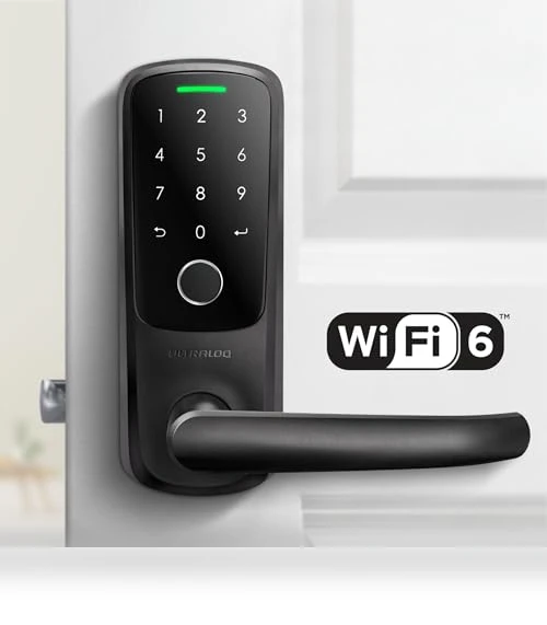 Built-in WiFi Smart Lock with Fingerprint — Smart Home Security, ULTRALOQ