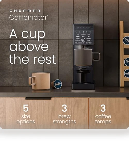 Caffeinator Single Serve Coffee Maker — Coffee & Espresso Combos, Chefman