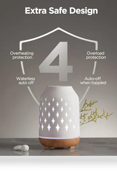Ceramic Aromatherapy Diffuser — Diffusers, InnoGear