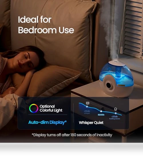 Cool Mist Humidifier — Air Moisturizers, raydrop
