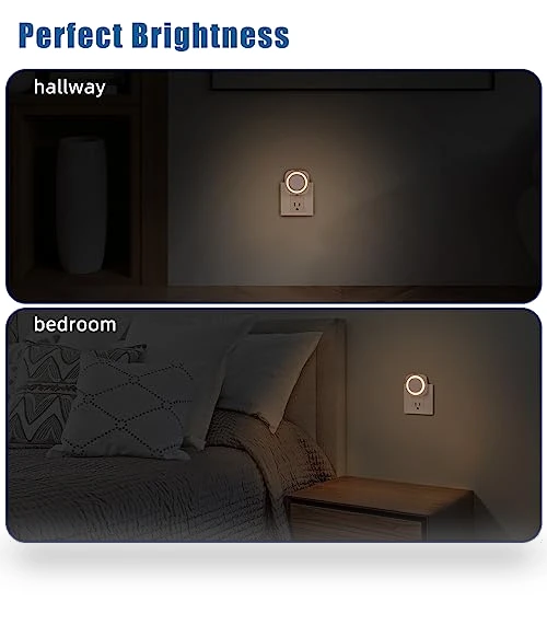 Dimmable Night Light with Dust to Dawn Sensor — Night Lights, EHENMALOM