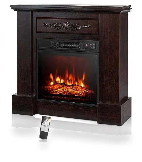 Electric Fireplace with Mantel — Electric Heating Solutions, GOFLAME