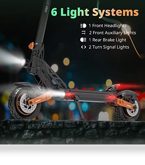 Electric Scooter with Seat — Push Scooters, KugooKirin