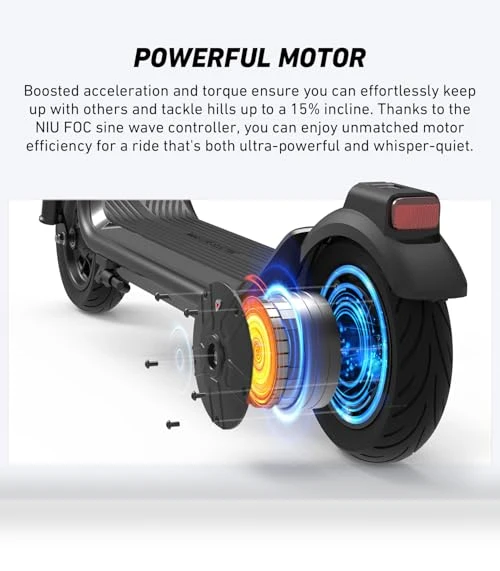 Electric Scooter with Suspension — Electric Self-Balancing Scooters, NIU