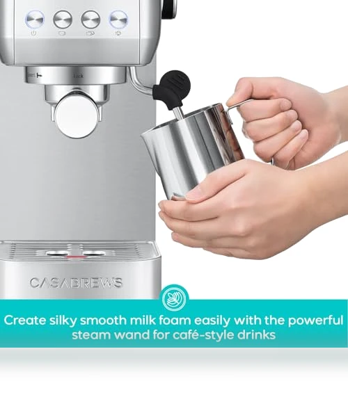 Espresso Machine with Steam Milk Frother — Coffee & Espresso Combos, CASABREWS