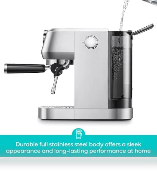 Espresso Machine with Steam Milk Frother — Coffee & Espresso Combos, CASABREWS
