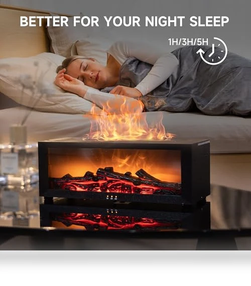Flame Air Diffuser Humidifier — Air Moisturizers, TMEHM
