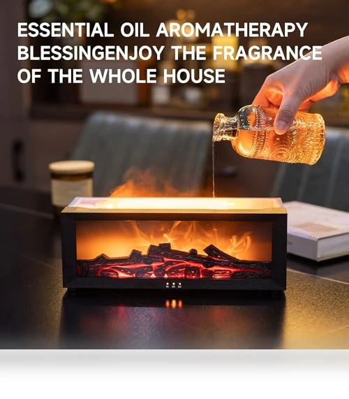 Flame Air Diffuser Humidifier — Air Moisturizers, TMEHM