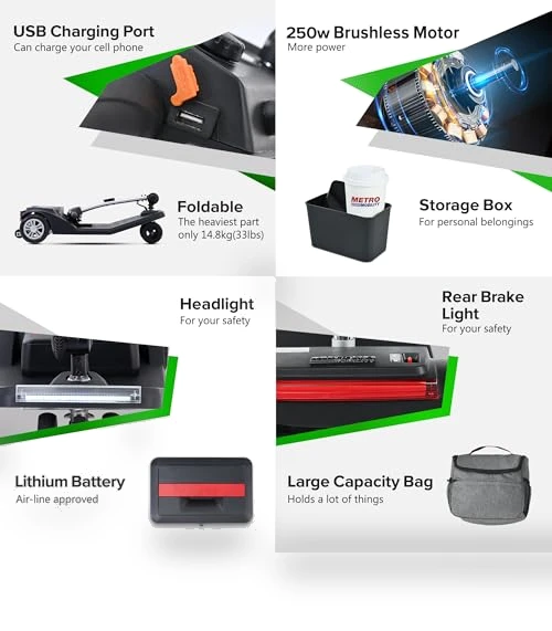 Folding Electric Scooter — Push Scooters, WTRAVEL