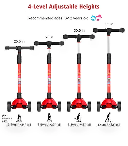 Kick Scooter with Light-Up Wheels — Push Scooters, Allek