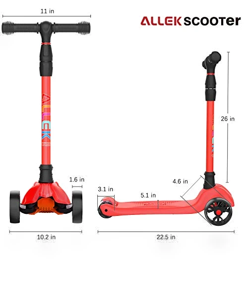 Kick Scooter with Light-Up Wheels — Push Scooters, Allek