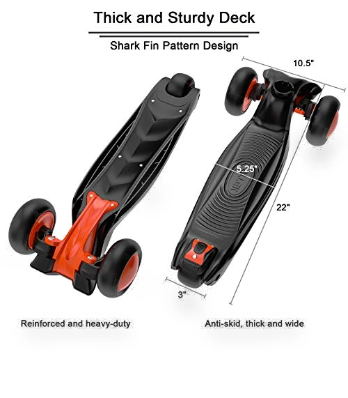 Lean 'N Glide 3-Wheeled Push Scooter — Push Scooters, Allek