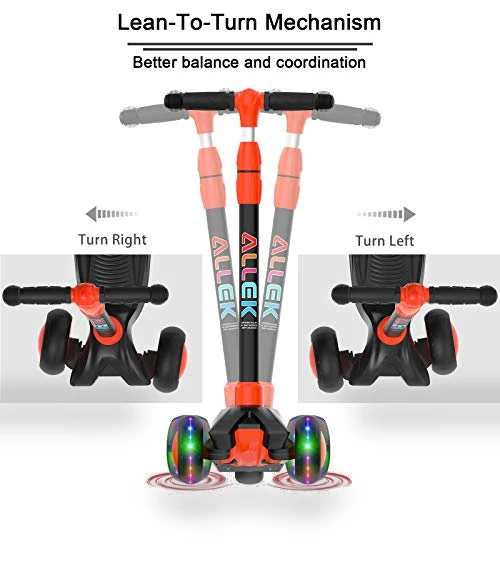 Lean 'N Glide 3-Wheeled Push Scooter — Push Scooters, Allek