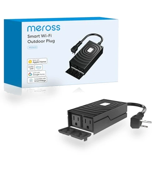 Outdoor Smart Plug — Smart Home Hubs & Controllers, meross