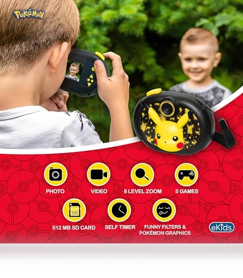 Pokemon Kids Camera — Interactive Learning Devices, eKids