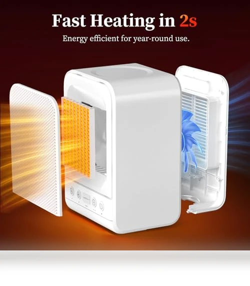 Portable Electric Heater with Thermostat — Portable Heating Solutions, Lerat