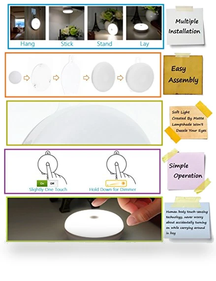 Rechargeable Touch Light — Night Lights, RTSU